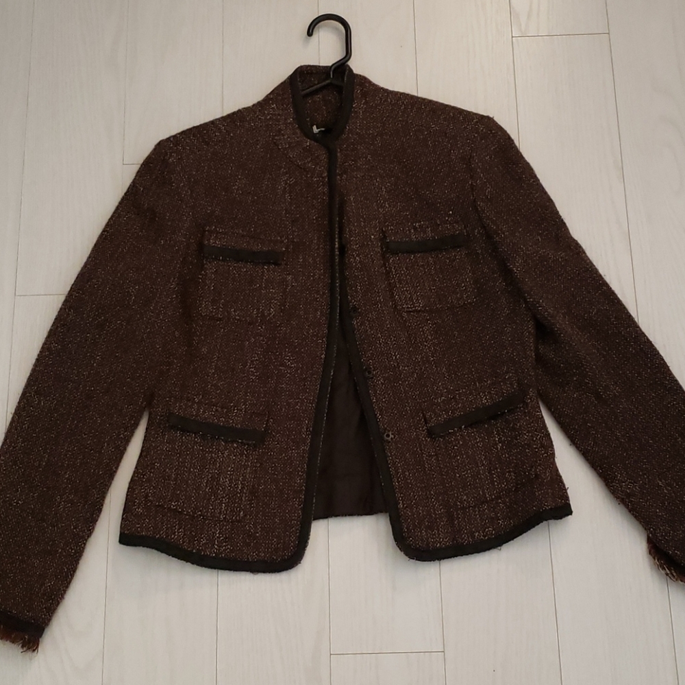 Larry Levine Tweed Balzer- size 8